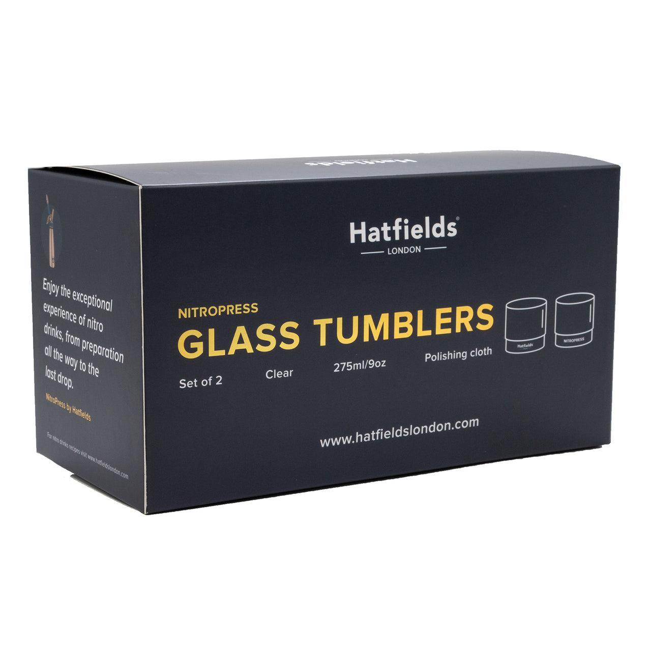 NitroPress glass tumblers product image